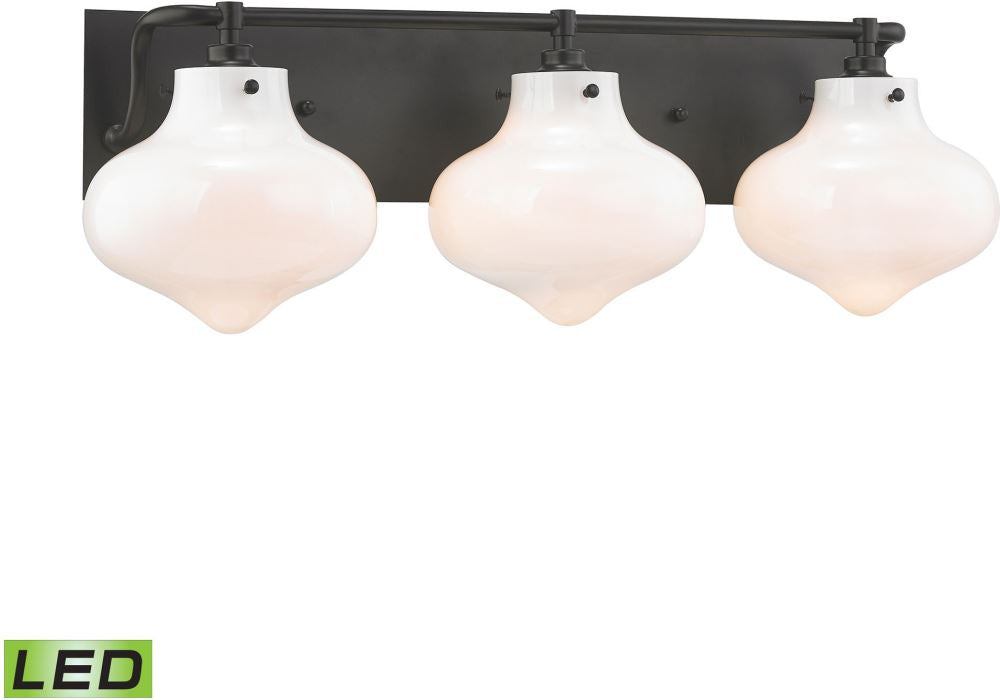 Kelsey 3 Light Led Vanity In Oil Rubbed Bronze