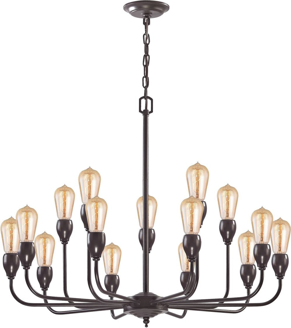 Vernon 15 Light Chandelier In Oil Rubbed Bronze