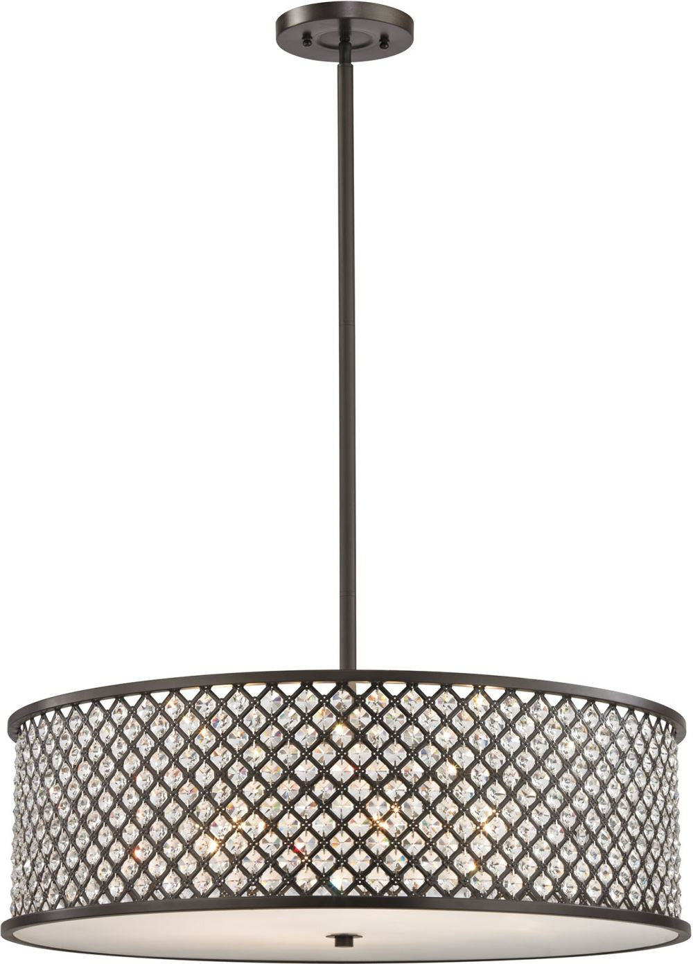 Genevieve 6 Light Chandelier In Oil Rubbed Bronze