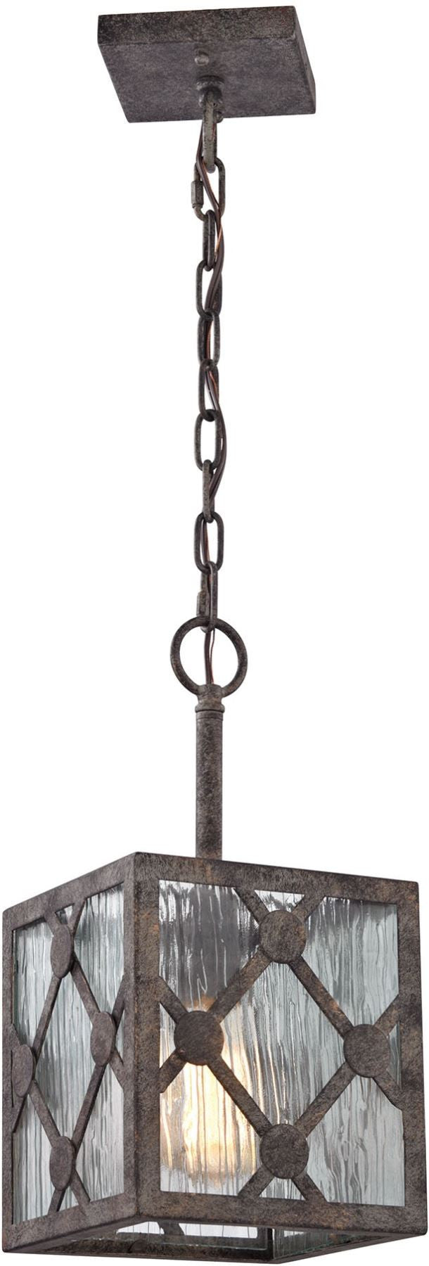 Radley 1 Light Pendant In Malted Rust