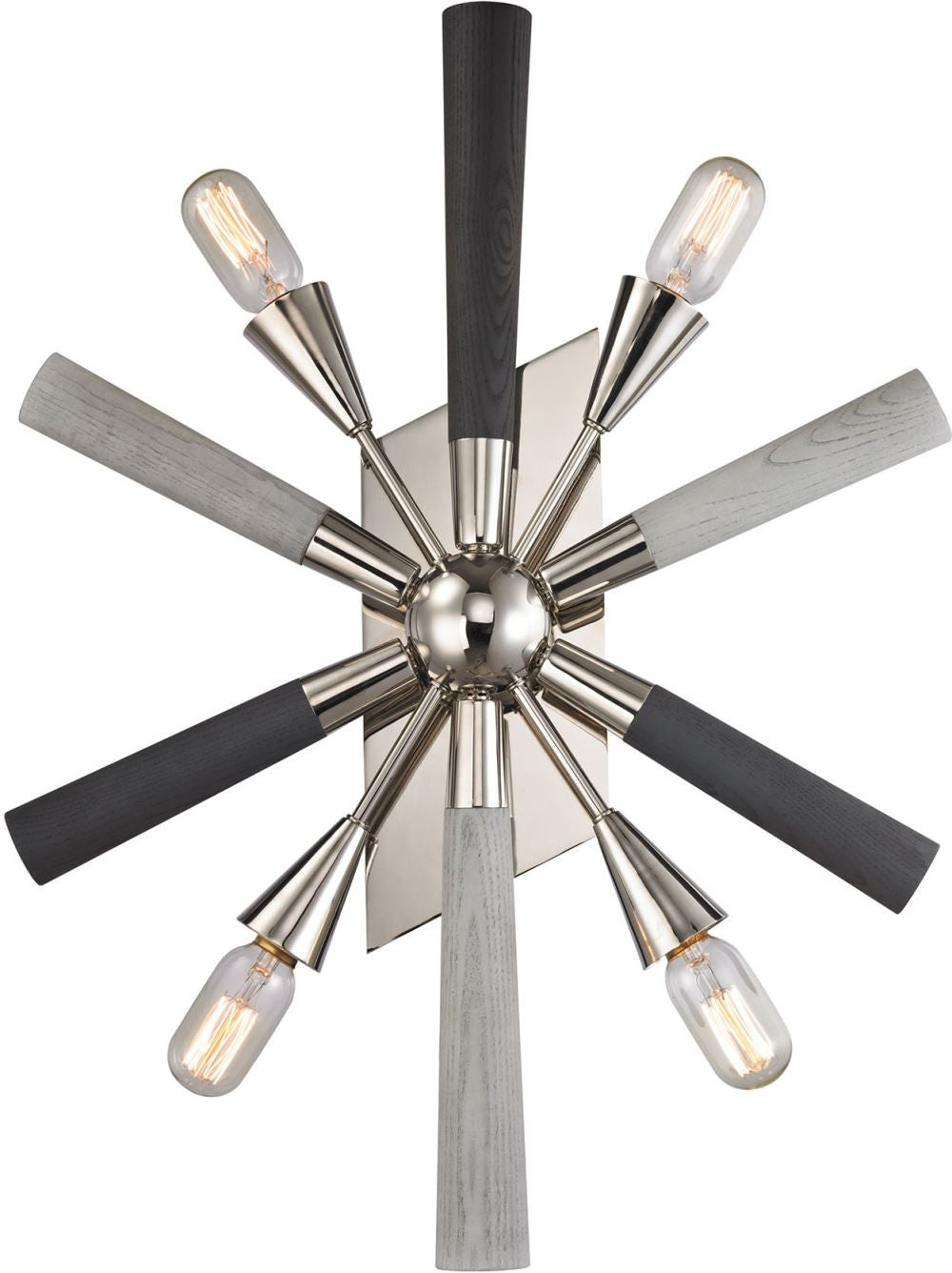 Solara 4 Light Wall Sconce In Polished Chrome