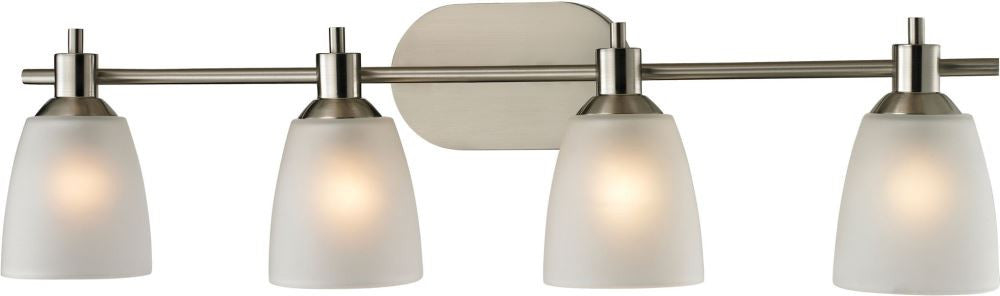 Jackson 4 Light Bath Bar In Brushed Nickel