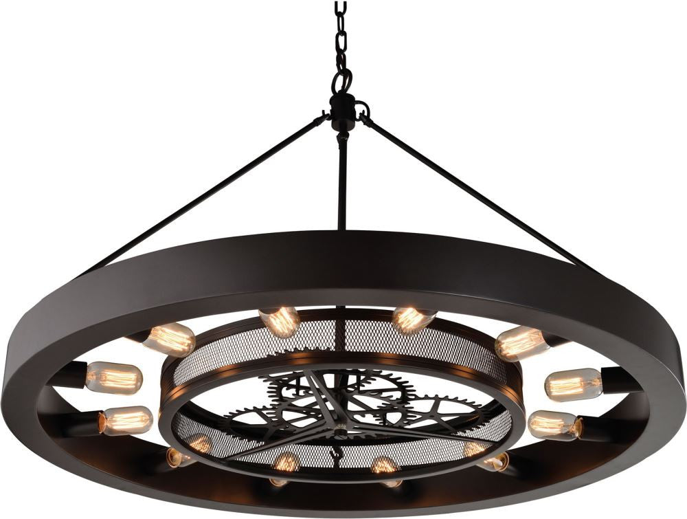 Chronology 12 Light Chandelier In Oil Rubbed Bronze