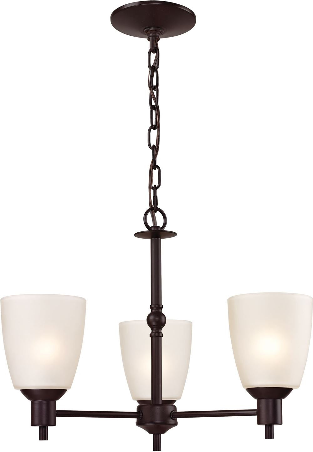 Jackson 3 Light Chandelier In Oil Rubbed Bronze