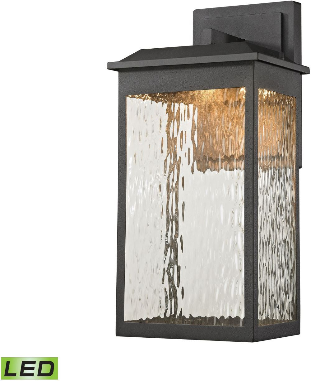 Newcastle Led Outdoor Wall Sconce In Matte Black