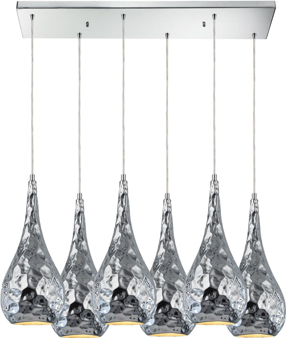 Hammersmith 6 Light Pendant In Polished Chrome