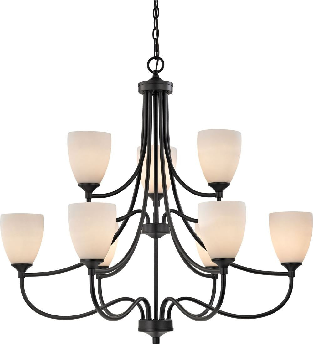 Arlington 9 Light Chandelier In Oil Rubbed Bronze