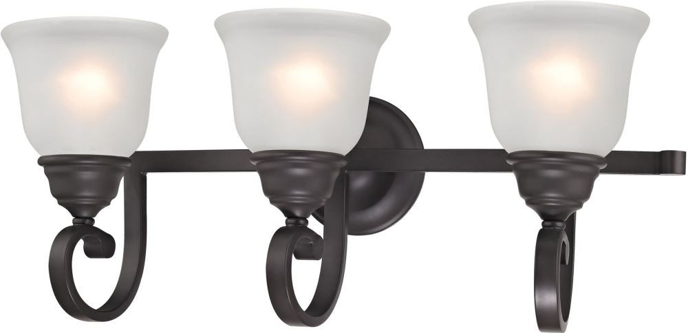 Hamilton 3 Light Bath Bar In Oil Rubbed Bronze