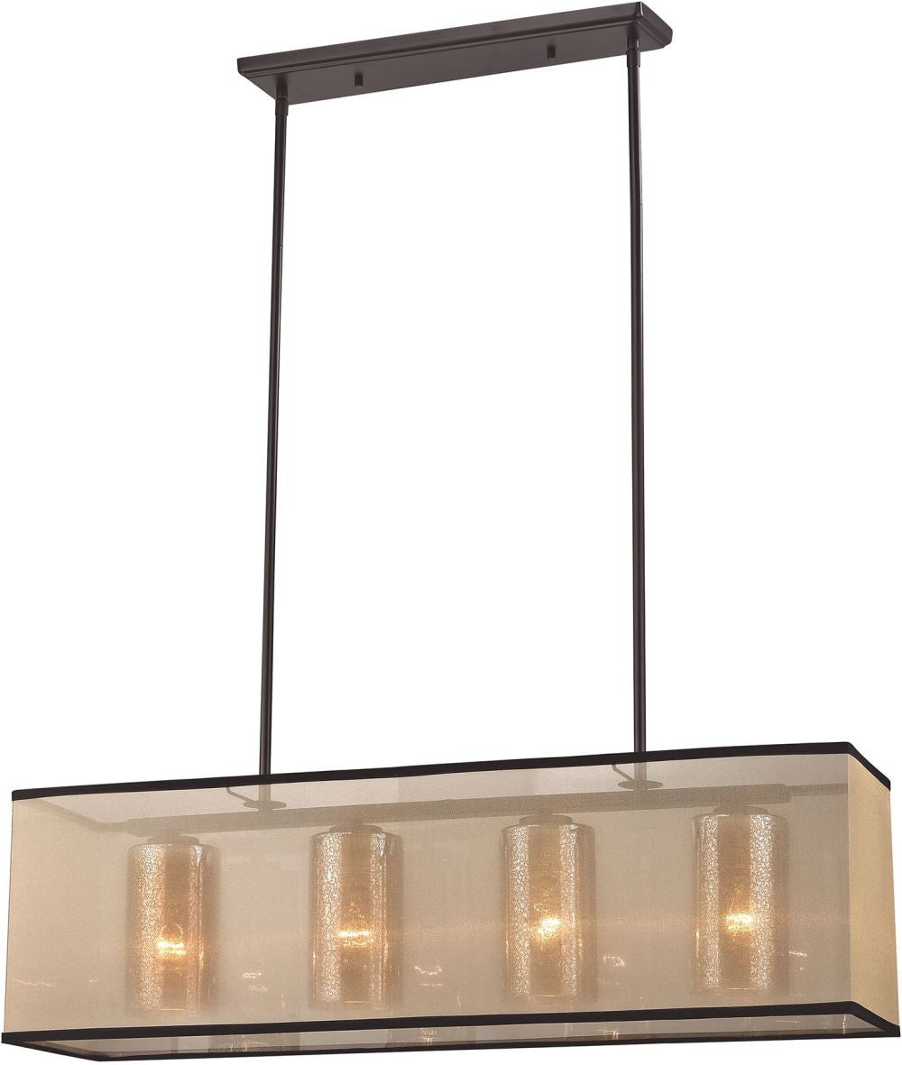 Diffusion 4 Light Chandelier In Oil Rubbed Bronze