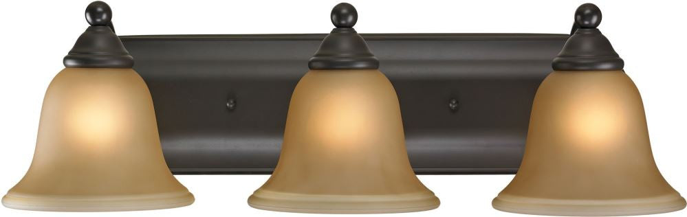 Shelburne 3 Light Bathbar In Oil Rubbed Bronze