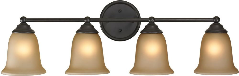 Sudbury 4 Light Bathbar In Oil Rubbed Bronze