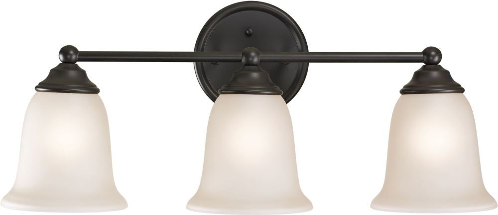 Sudbury 3 Light Bathbar In Oil Rubbed Bronze