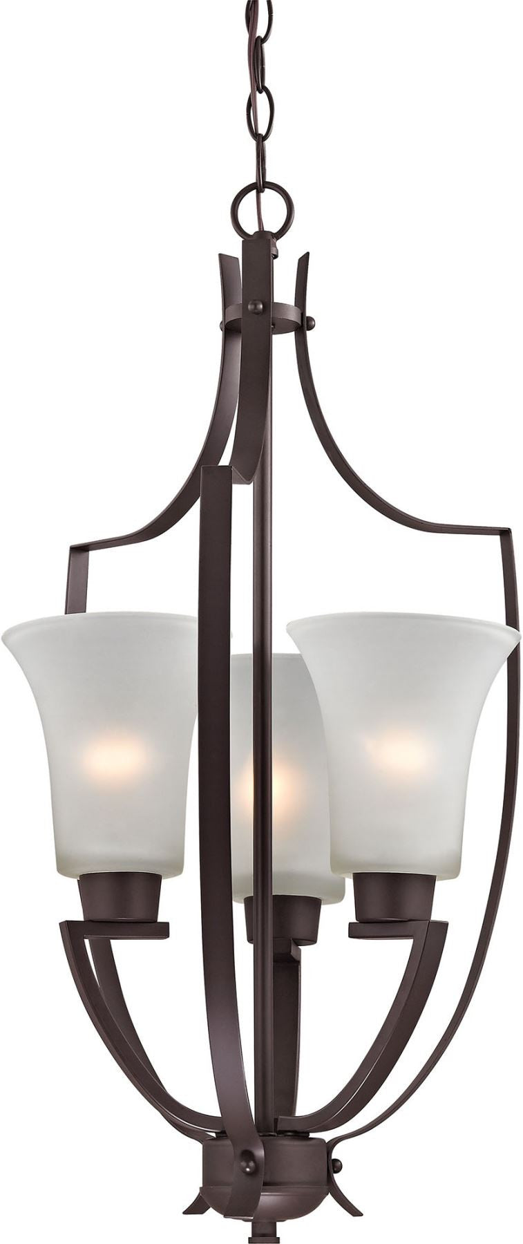 Foyer Collection 3 Light Pendant In Oil Rubbed Bronze