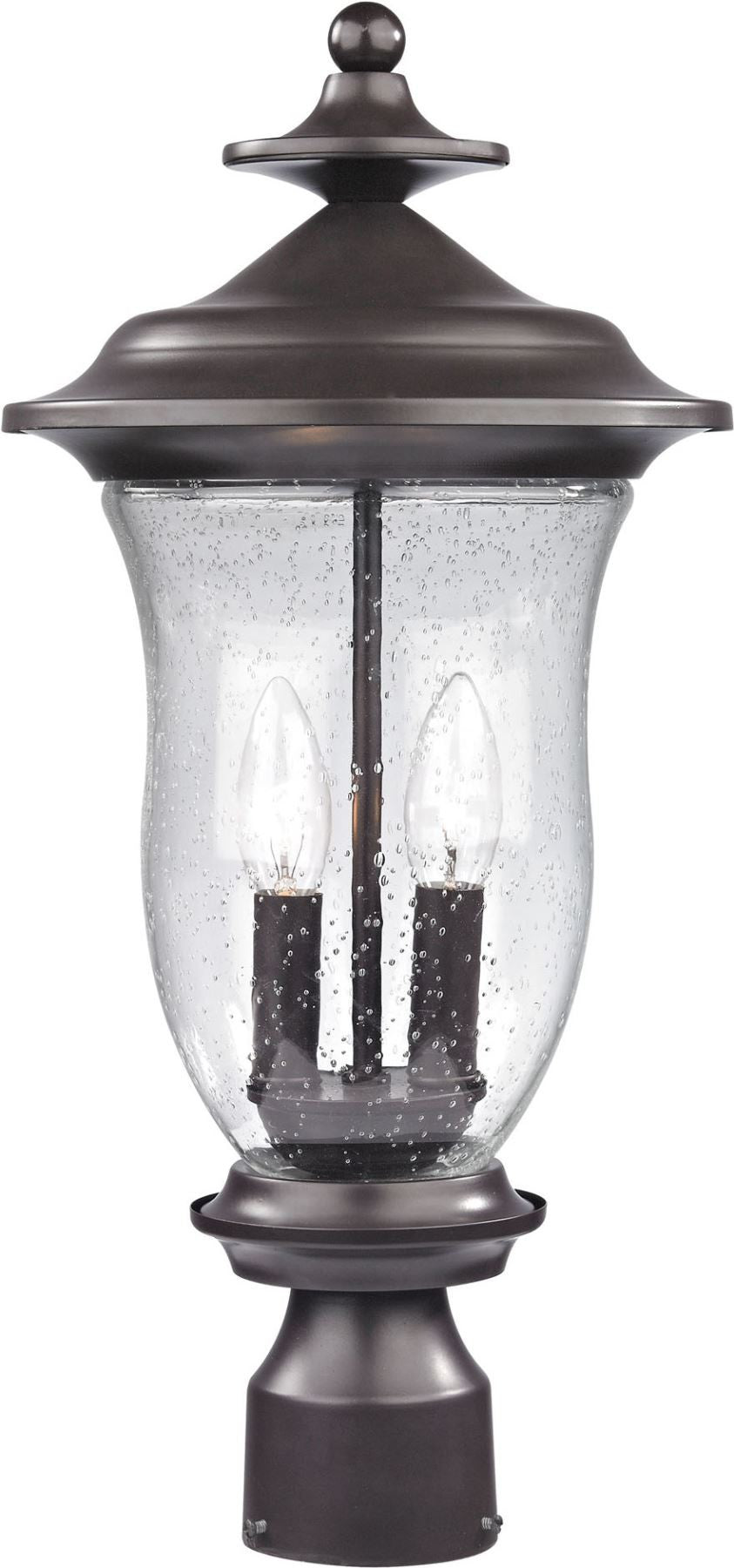 Trinity Post Lantern In Oil Rubbed Bronze