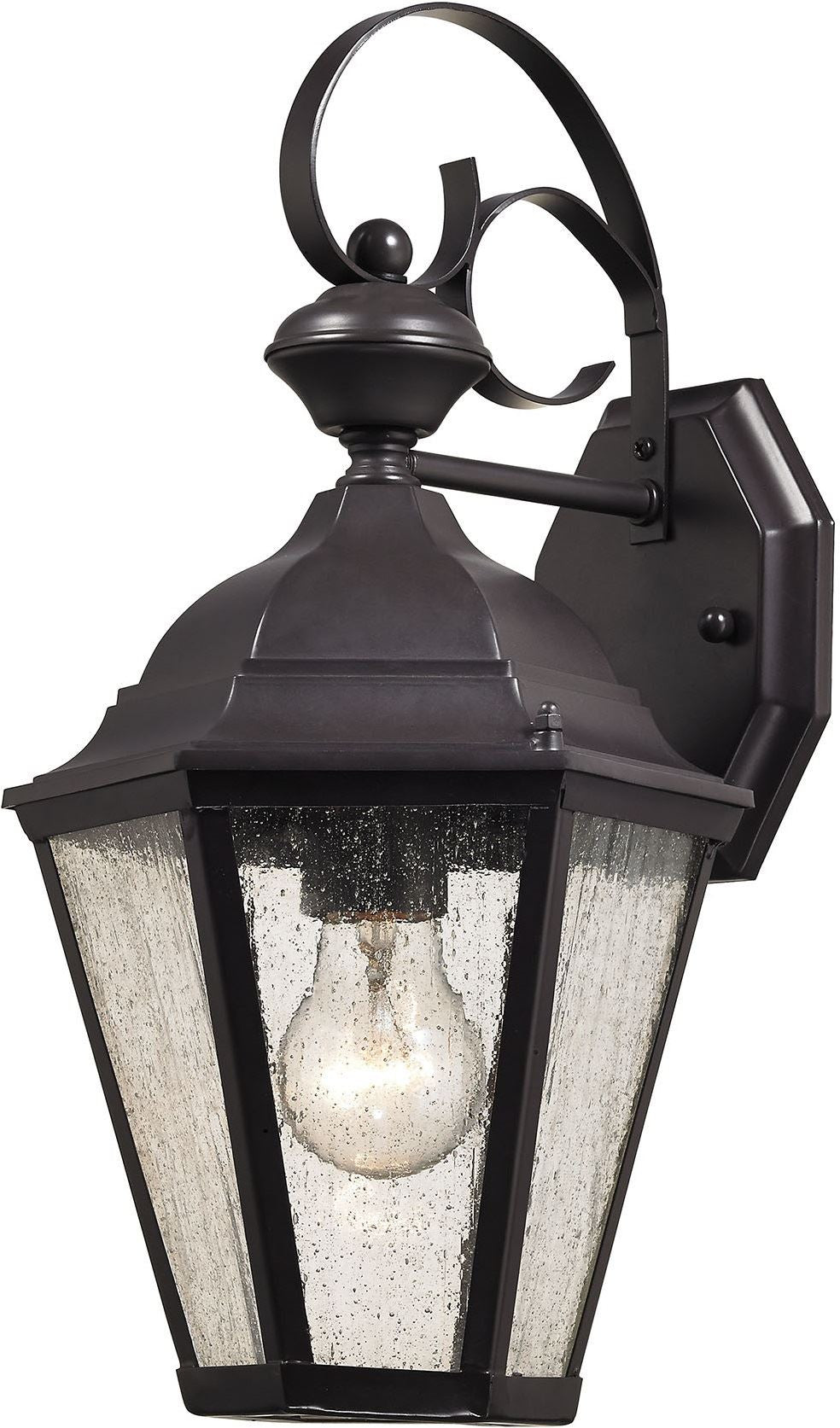 Cotswold 1 Light Exterior Wall Lamp In Oil Rubbed Bronze