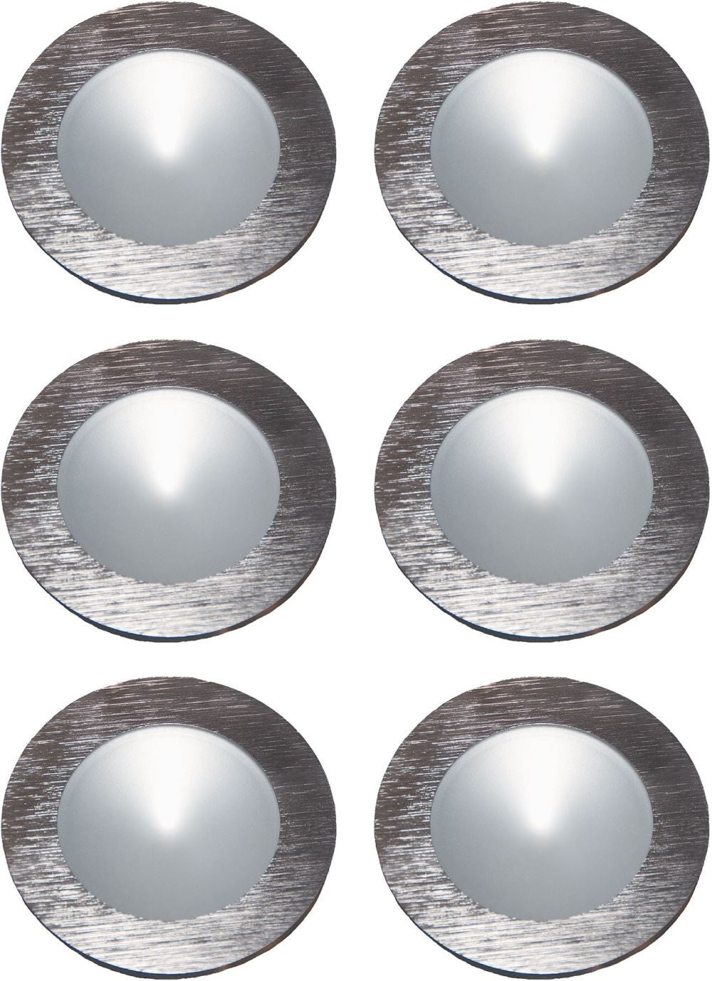 Ursa Collection 6 Light Disc Light Kit In Brushed Aluminum