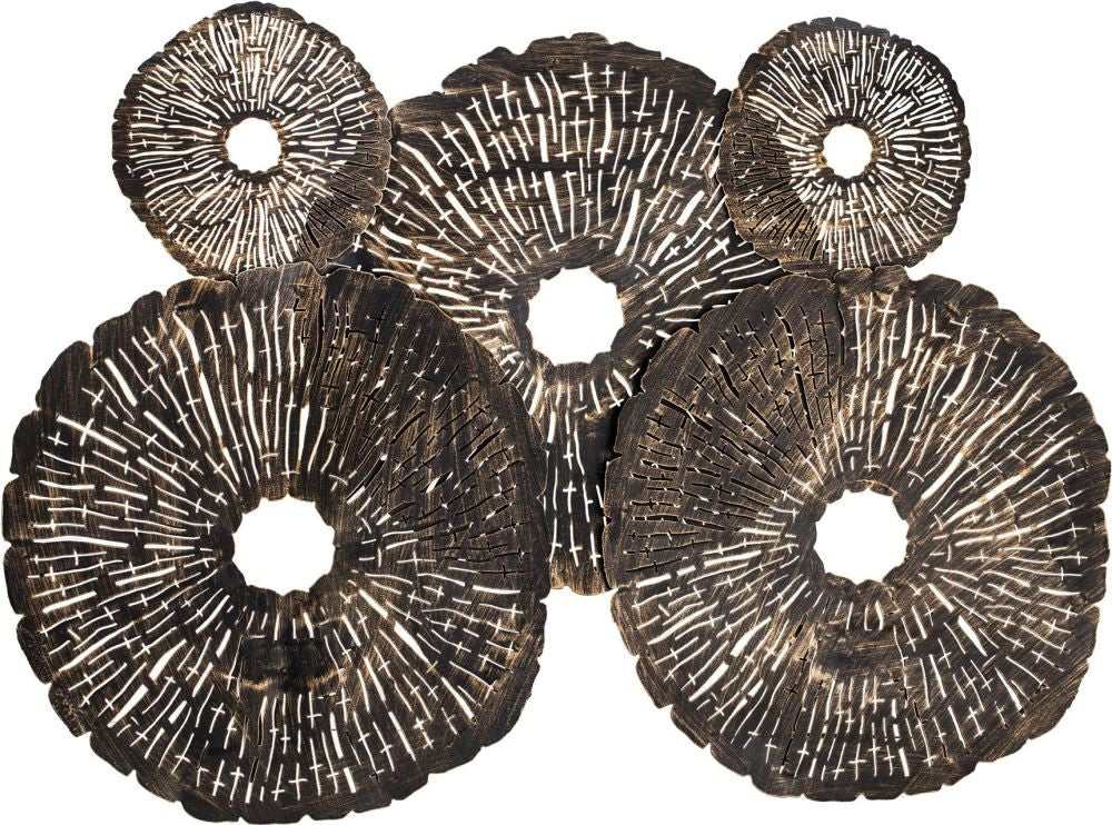 Coral Discs Fire Screen