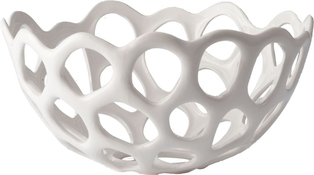Perforated Porcelain Dish - Md