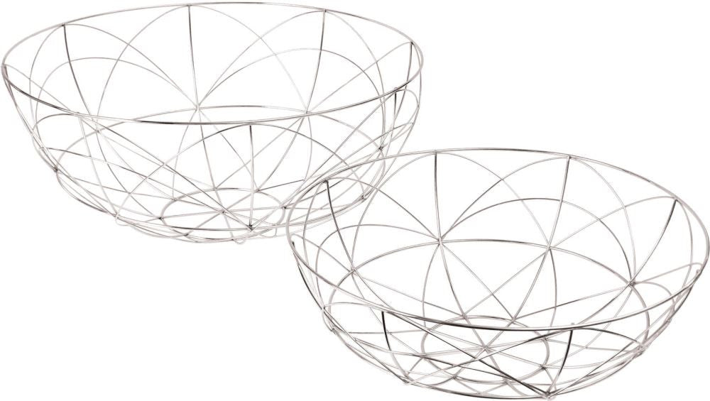 Silver Da Vinci Dishes- (Set of 2)