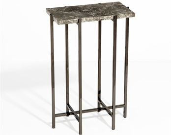 Laurent Rectangular Drink Table - Gray