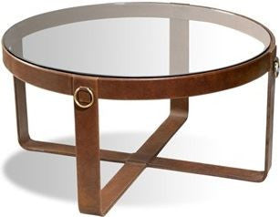 Jameson Leather Cocktail Table