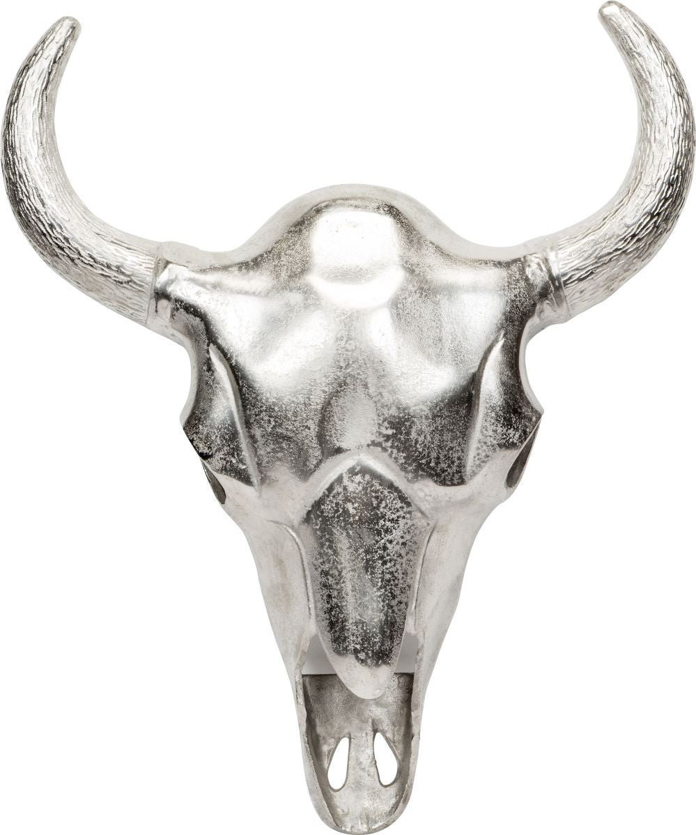 Buffalo Wall Head Large Silver