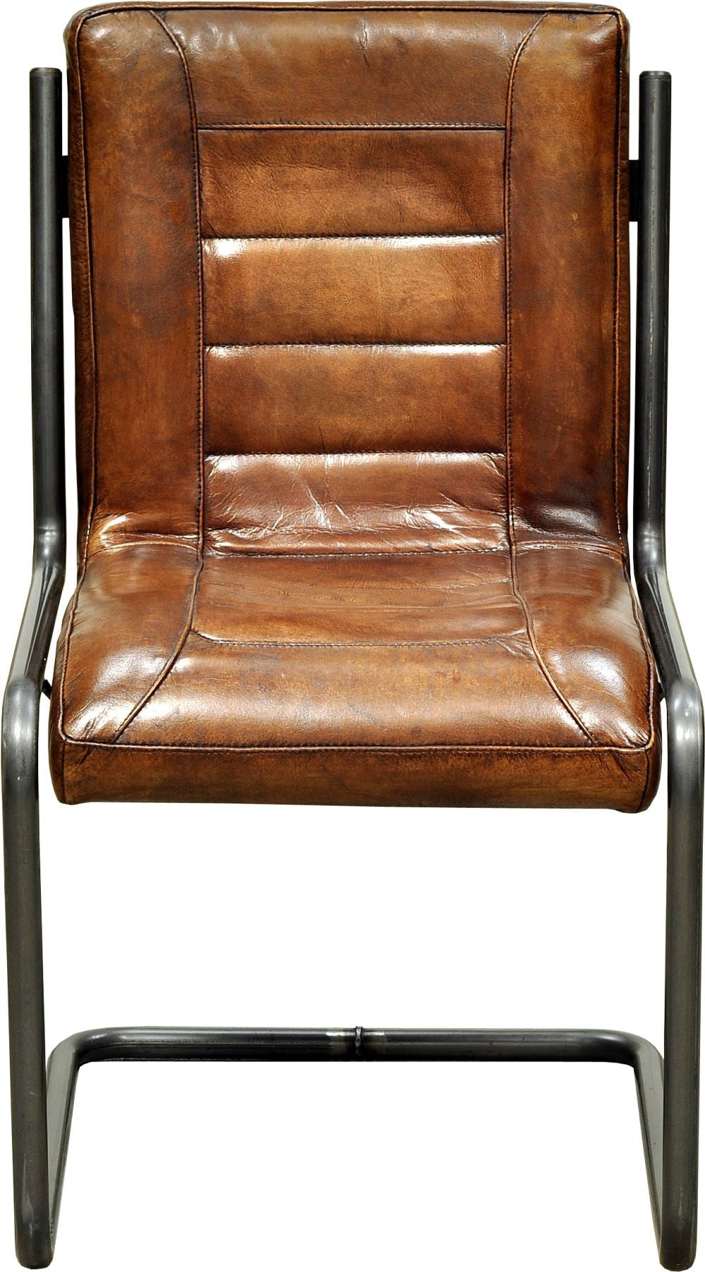 Carl Leather Side CHAIR-M2