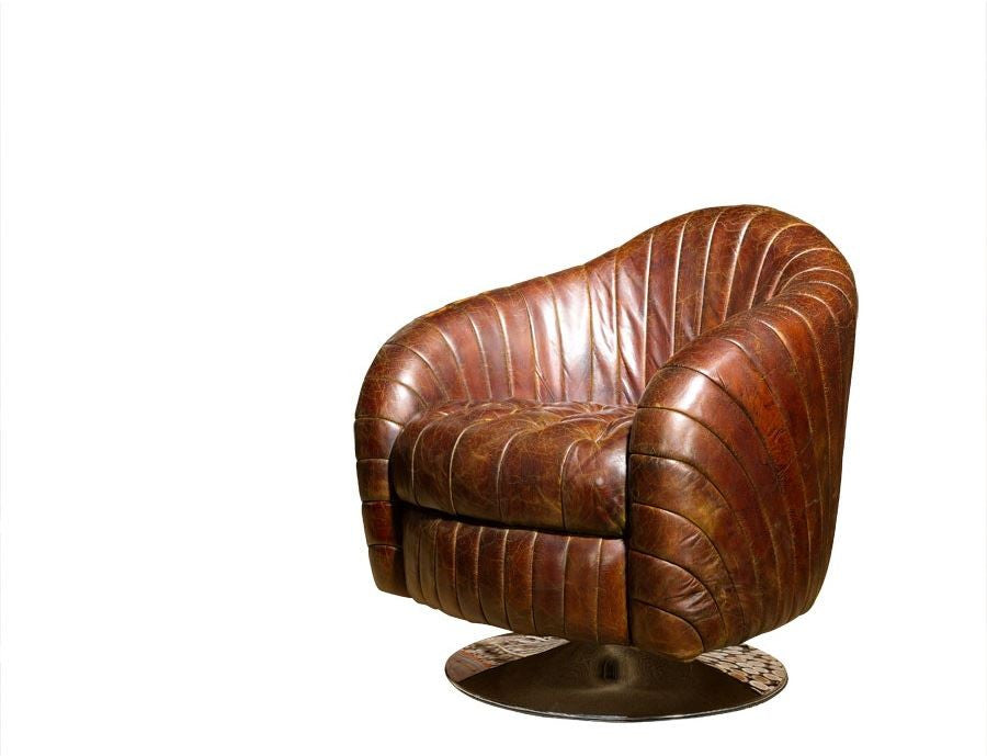 Geneva Club Chair Brown