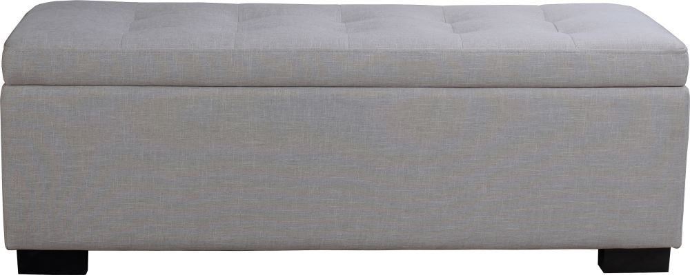 Harper Storage Bench Cappuccino Fabric