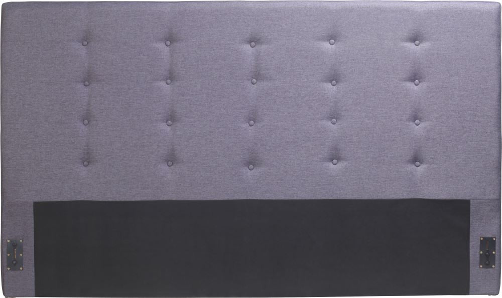 Melissa King Headboard Grey Fabric
