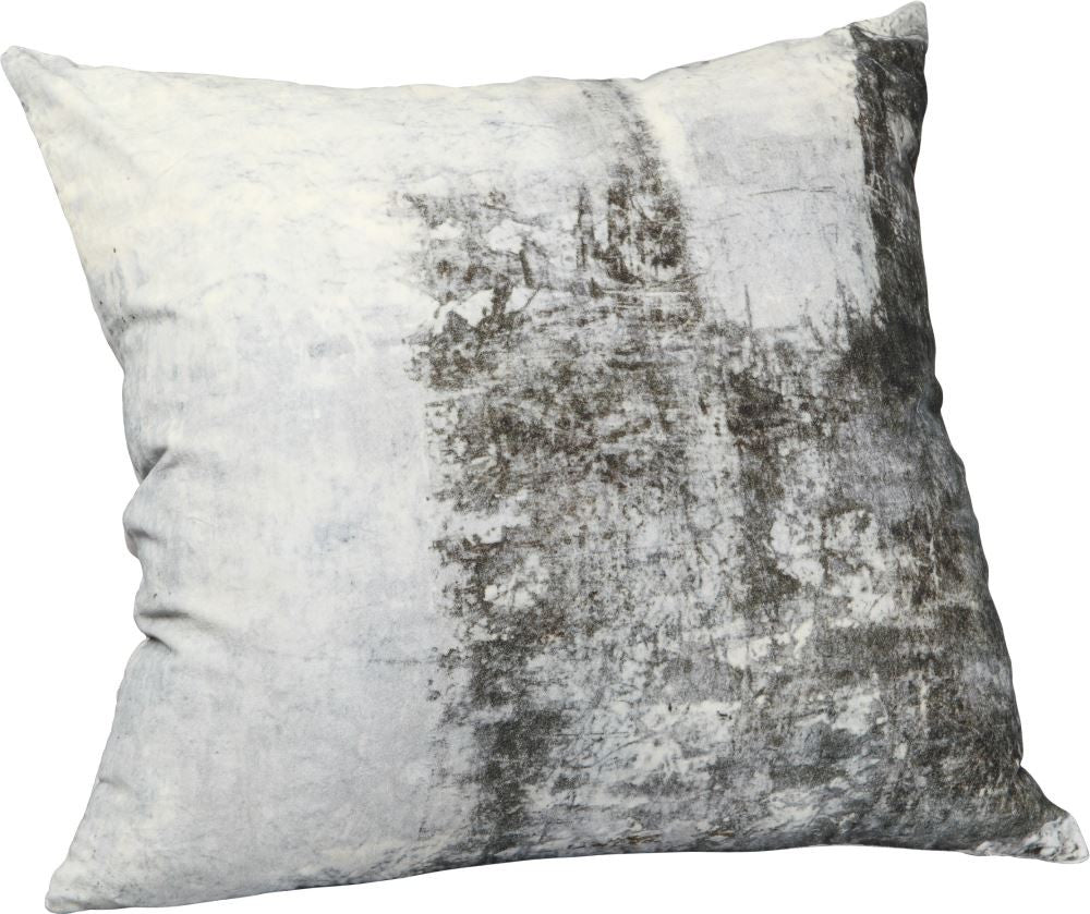 Abstract Velvet Cushion W/ Feather Insert
