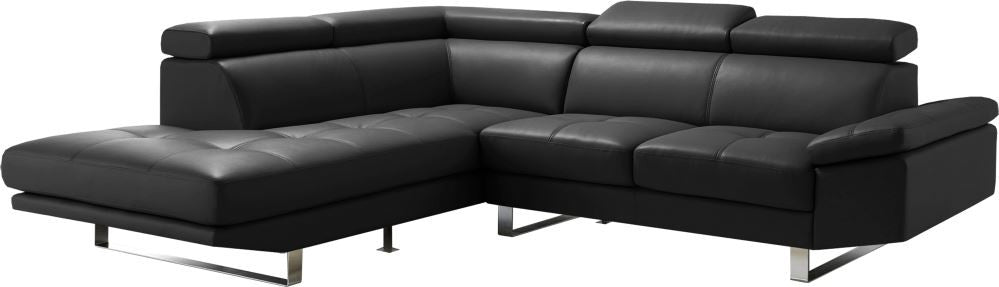 Andreas Sectional Left Black