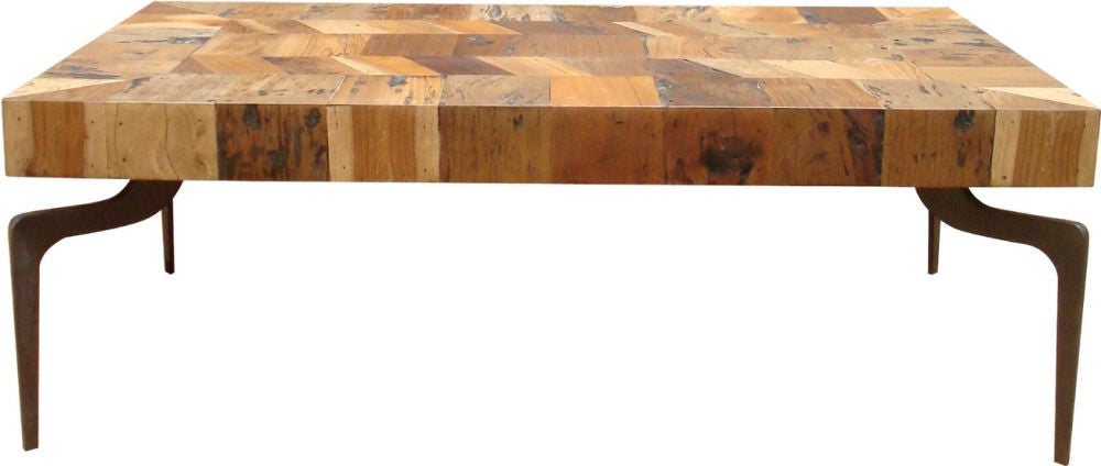 Gajel Coffee Table With Metal Legs