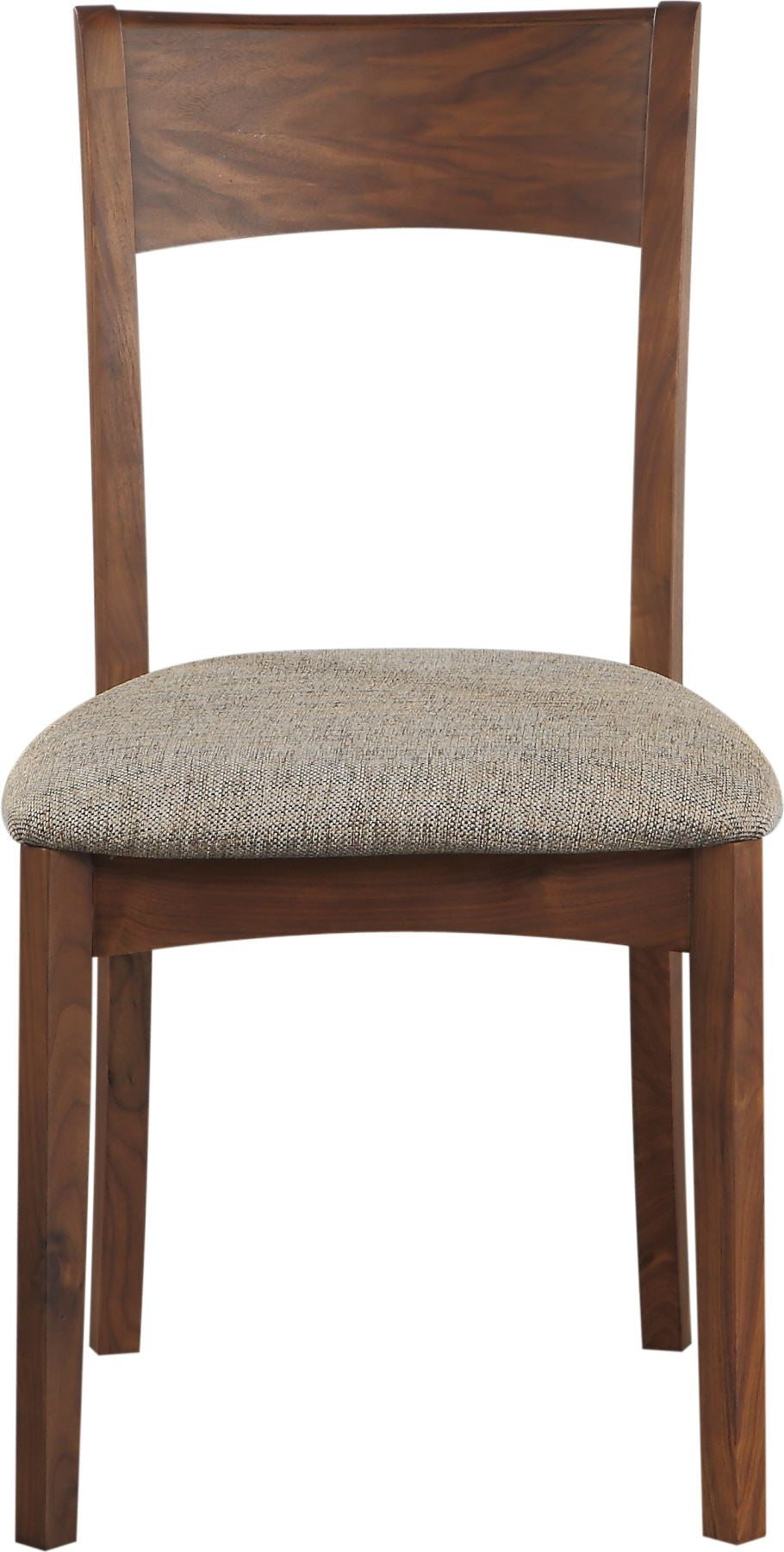 Florence Dining Chair Walnut Grey Seat- M2