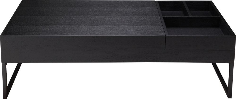 Ainsley Coffee Table W/Flip Tray Black