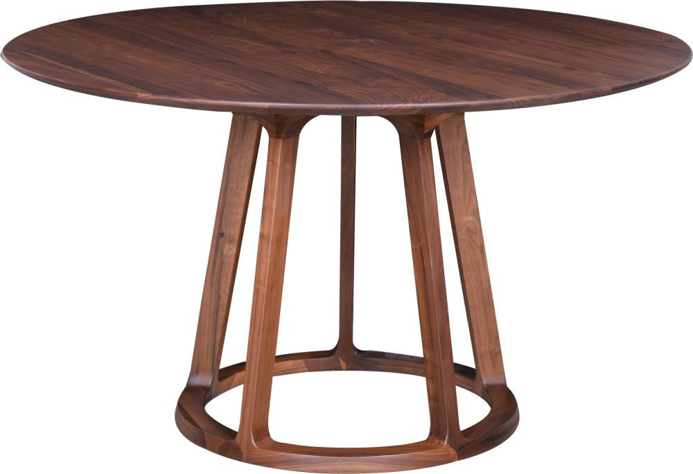 Aldo Round Dining Table Walnut