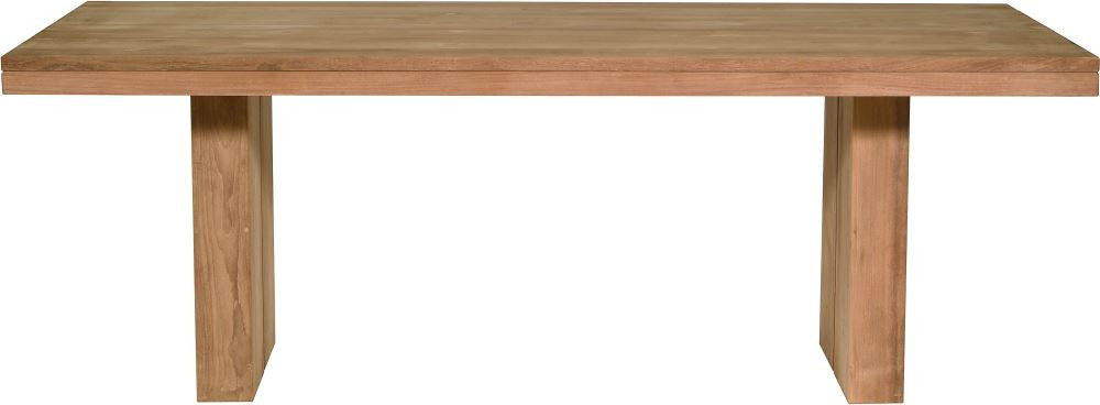 Double Teak Dining Table Small