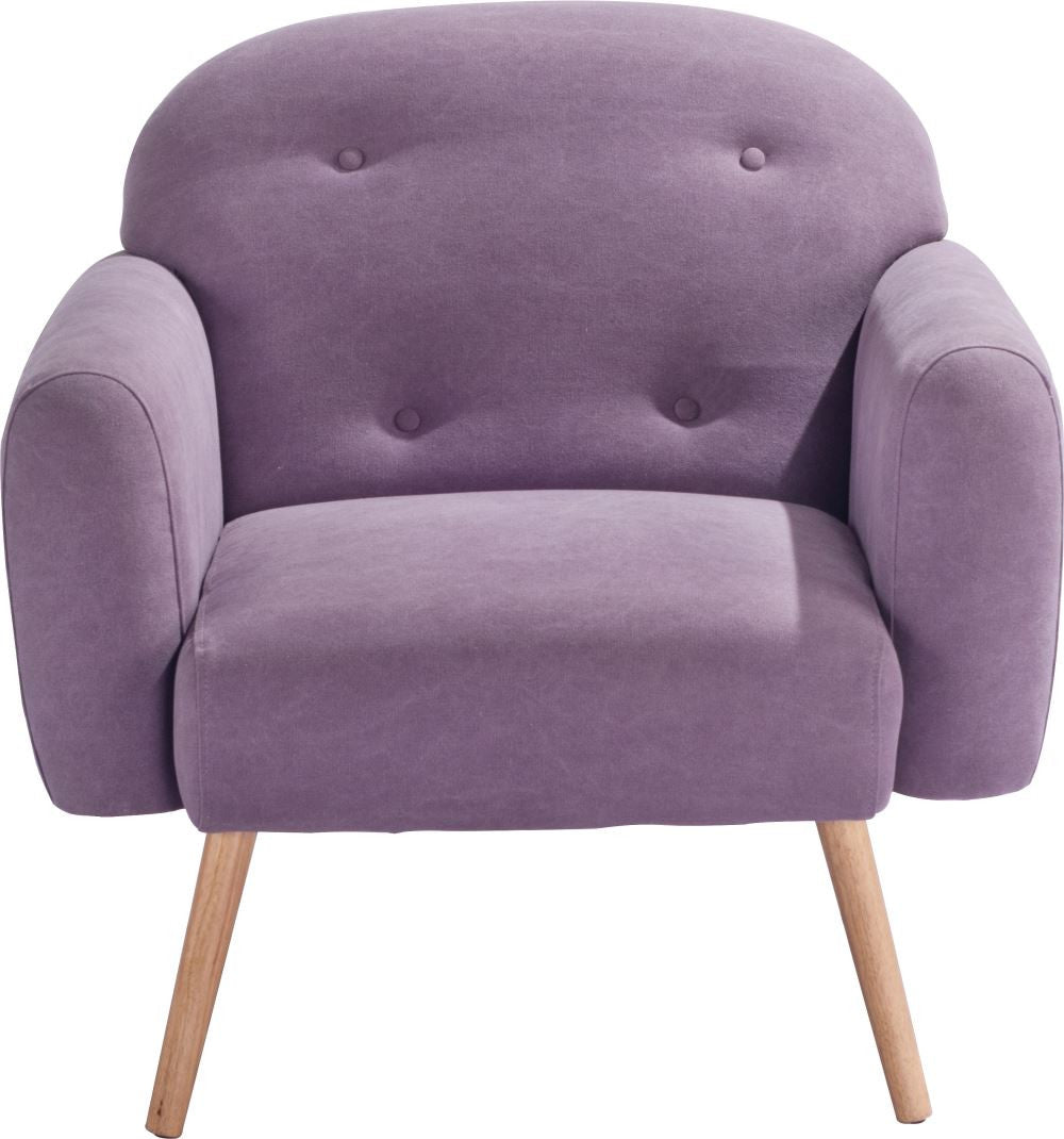 Edwin Club Chair Purple