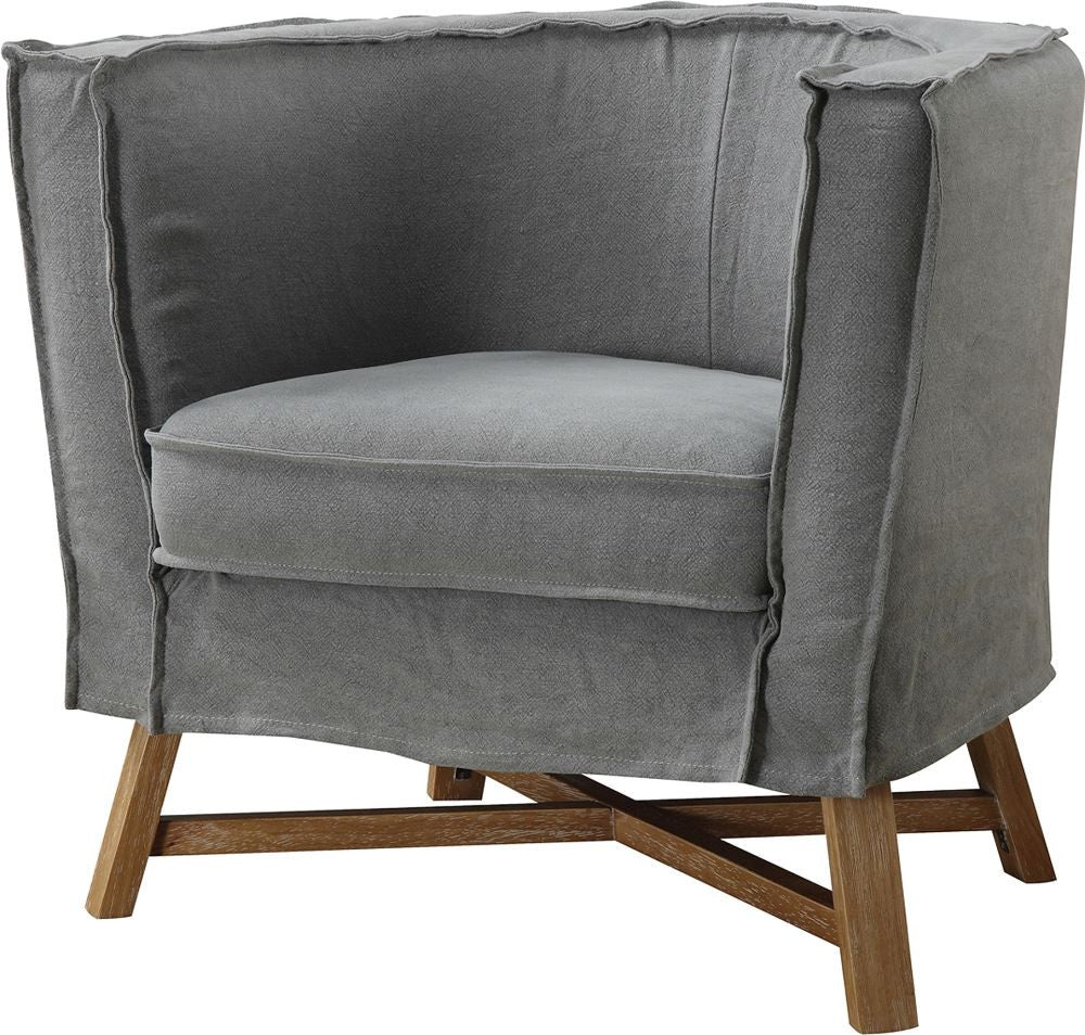 Grand Club Chair Light Grey