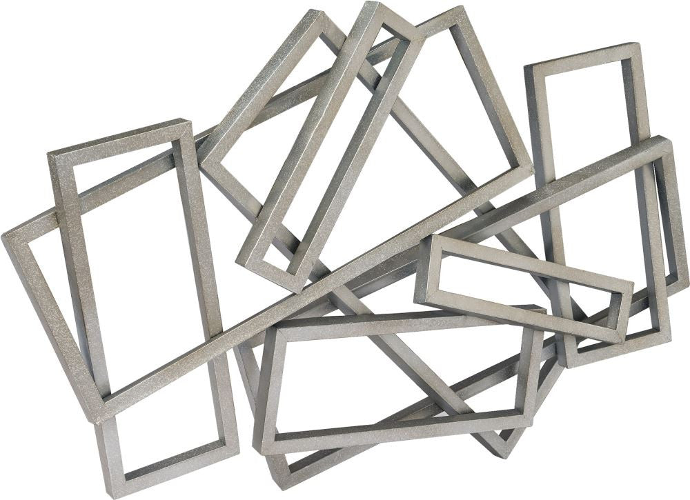 Metal Rectangles Wall Decor