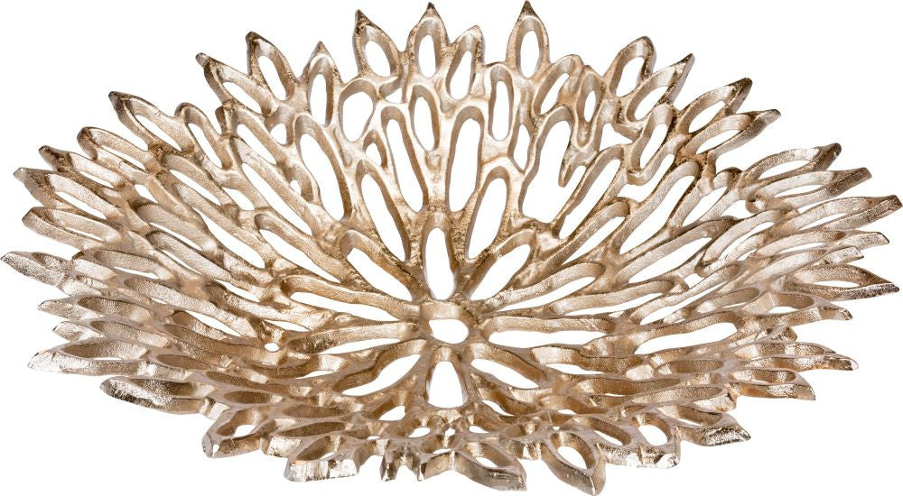 Chrysanthemum Platter Large Silver