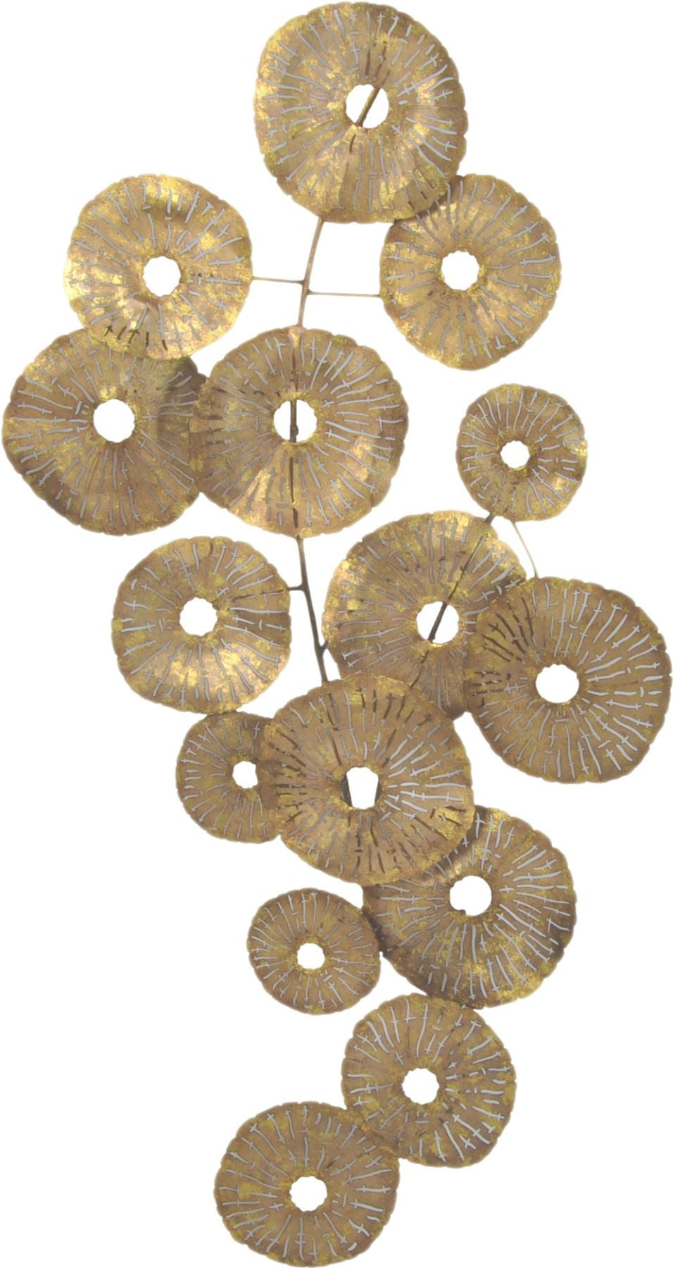 Small Circles Wall Décor Gold
