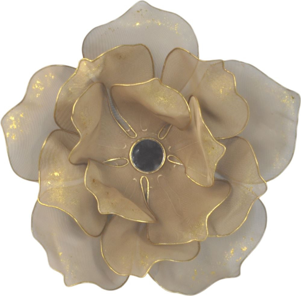 Flower Wall Decor Gold