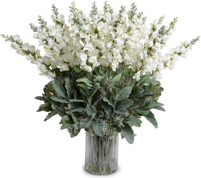 Snapdragons, Lamb's Ear, Protea, Euphorbia