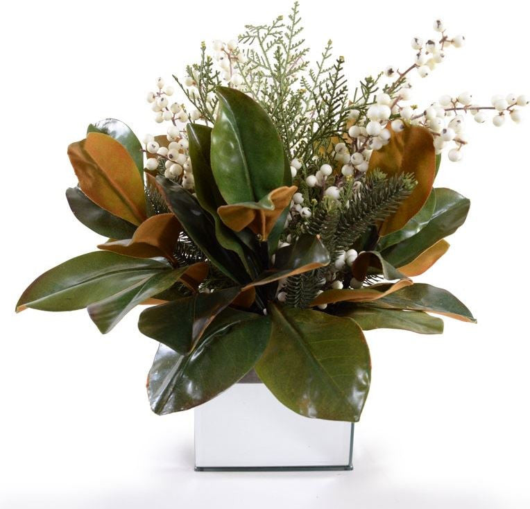 Magnolia, Cedar, Tallow Berry Arrangement