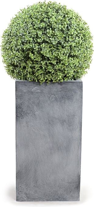 22" Boxwood Ball On Column