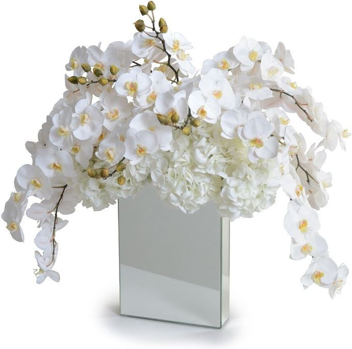 Phalaenopsis Orchid, Hydrangea Arrangement