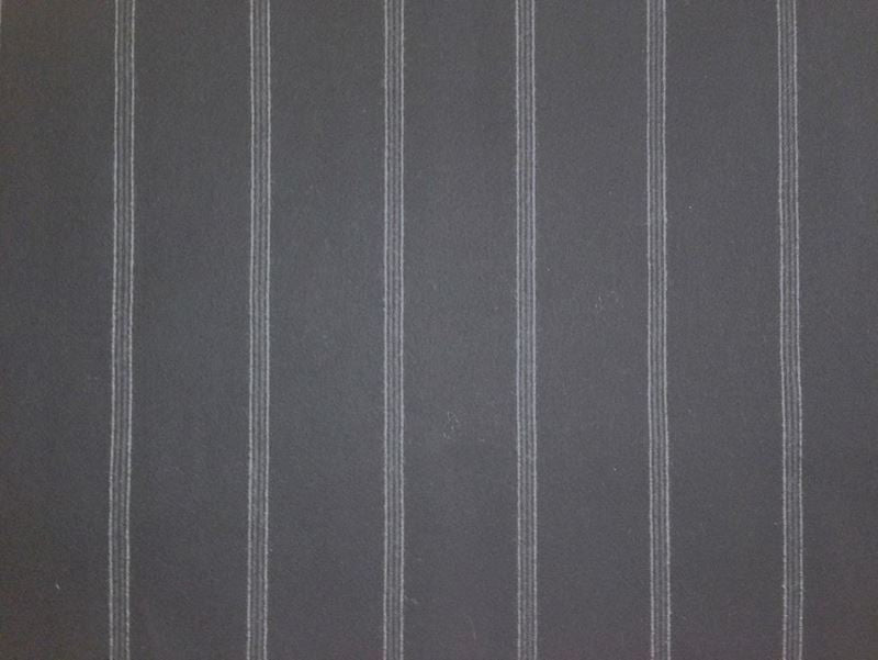 Ralph Lauren Wallpaper LWP66232W Regent Stripe Grey Flannel