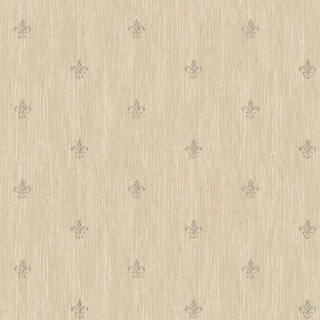 York AB1864 Black & White Cabana Fleur De Lis Wallpaper