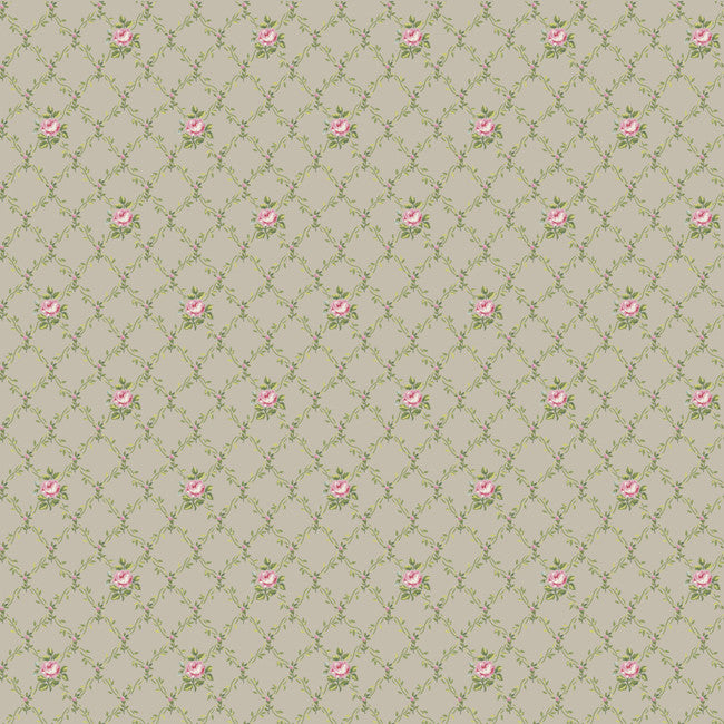 York AK7415 Ashford House Blooms Victorian Garden Toss Wallpaper